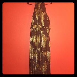 Black and Gold Dress